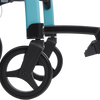 shows the rollz motion set adjustable footrests in matt black