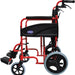 A side view of the Compact Transport Aluminium Wheelchair