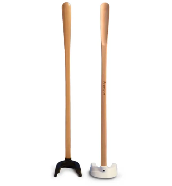 A black and a white version of the Iconicare Shoe Helper