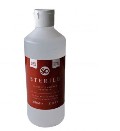 shows the selden so sterile alcohol based hand sanitiser