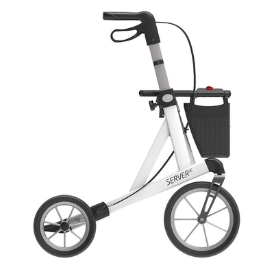 Image of white XC rollator - Side