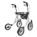 Image of white XC rollator - Back right