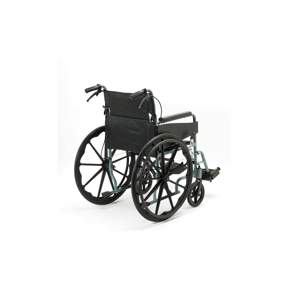 Days Escape Lite Self-Propelled Wheelchair – Wide Silver Rear