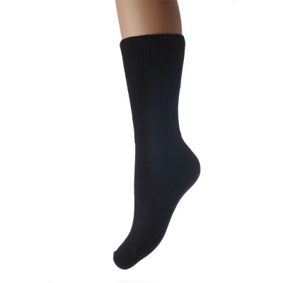 Black Seamless Oedema Socks