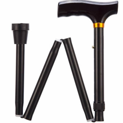 Adjustable Folding Walking Stick - Folded