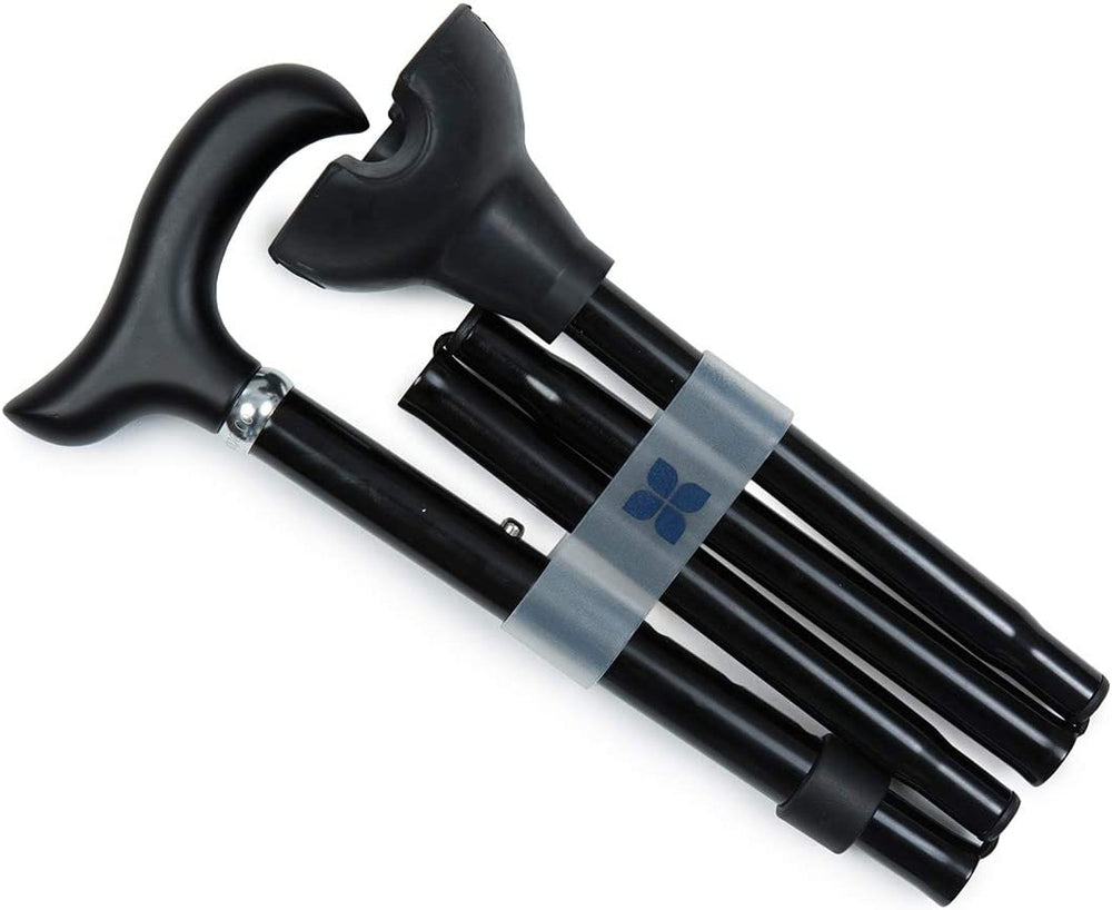 Three Point Stick Freestanding Adjustable Walking Stick, All-Terrain with Non-Slip 4 Poi ...