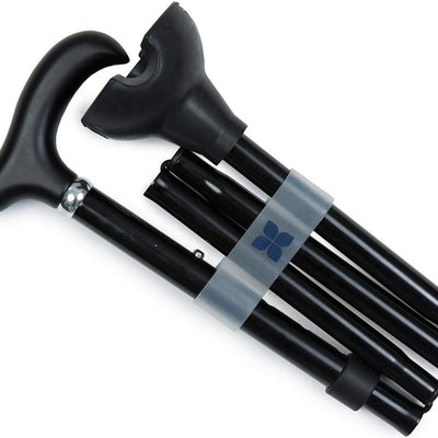 Freestanding Adjustable Walking Stick, All-Terrain with Non-Slip 4 Point Rubber Ferrule