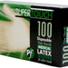 Box of SuperTouch Disposable Latex Gloves - Box of 100 gloves