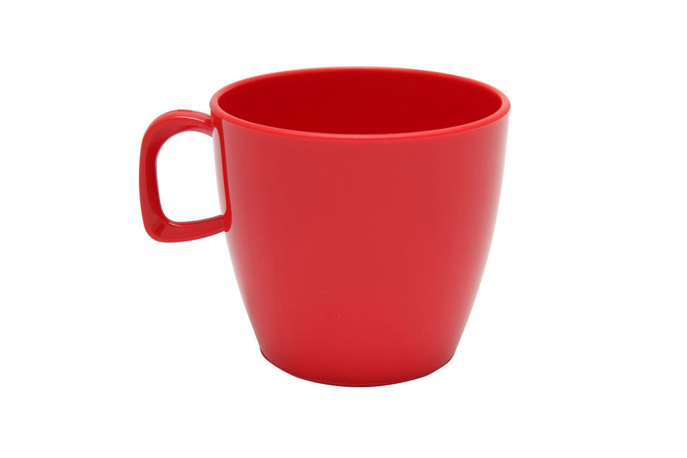 The Red Polycarbonate One Handled Tea Cup