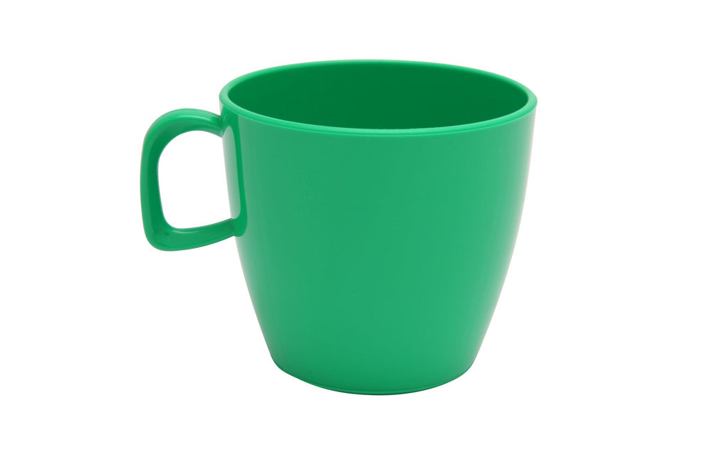 The Green Polycarbonate One Handled Tea Cup