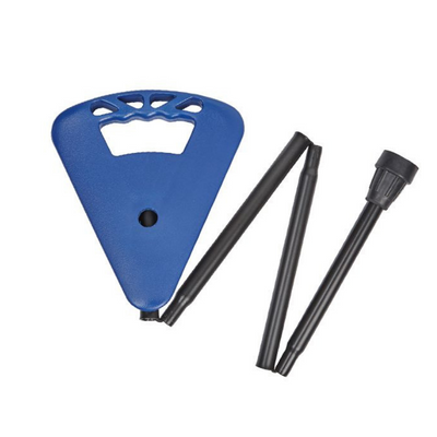  shows the folding flipstick walking stick seat when folded