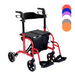  shows the duo deluxe rollator and transit chair