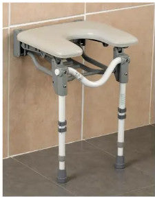 Homecraft Tooting Shower Seat - attached to bathroom wall