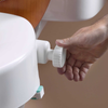 shows how to attach the unifix raised toilet seat