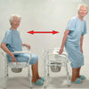 Uplift Commode Assist - demonstrates the sliding seat