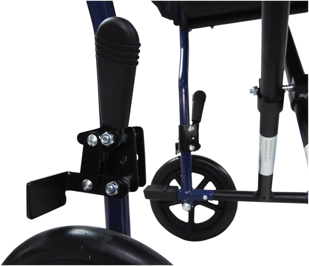 Aluminium Compact Transport Wheelchair Media Brake