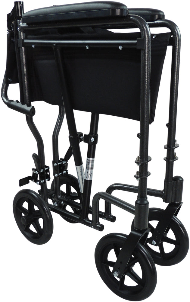 Aluminium Compact Transport Wheelchair Stored