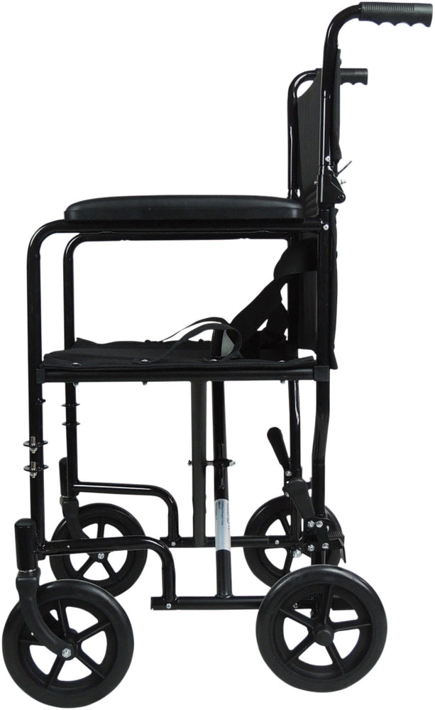 Aluminium Compact Transport Wheelchair Side 2