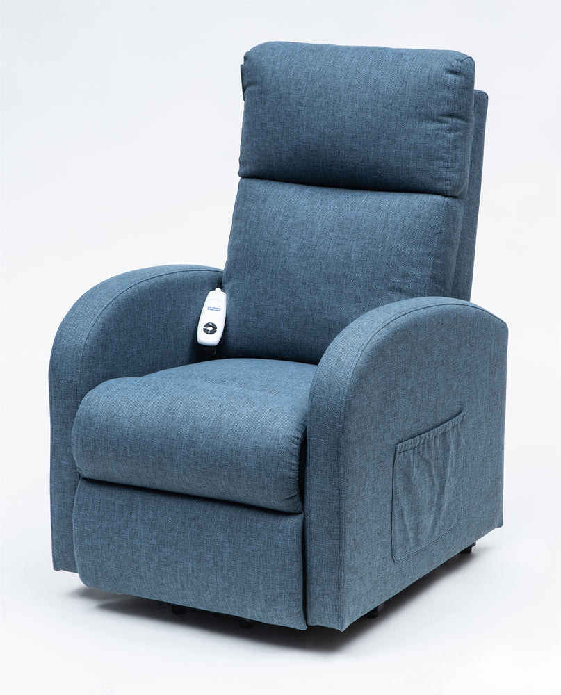 The Blue Canfield Rise and Recliner Chair