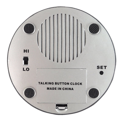 Big Button Talking Alarm Clock – the back of it