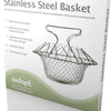 shows the packaging for the stainless steel basket from aidapt