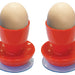 shows the red suction egg cups