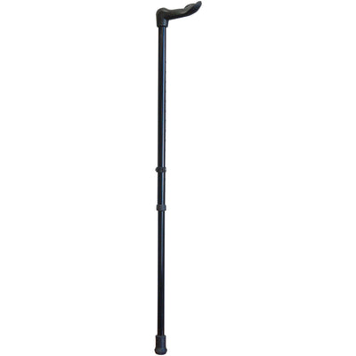 Image of fischer walking stick in black - full length