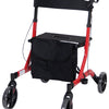 the deluxe ultra lightweight folding 4 wheeled rollator