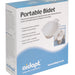 shows the portable bidet bowl in its box