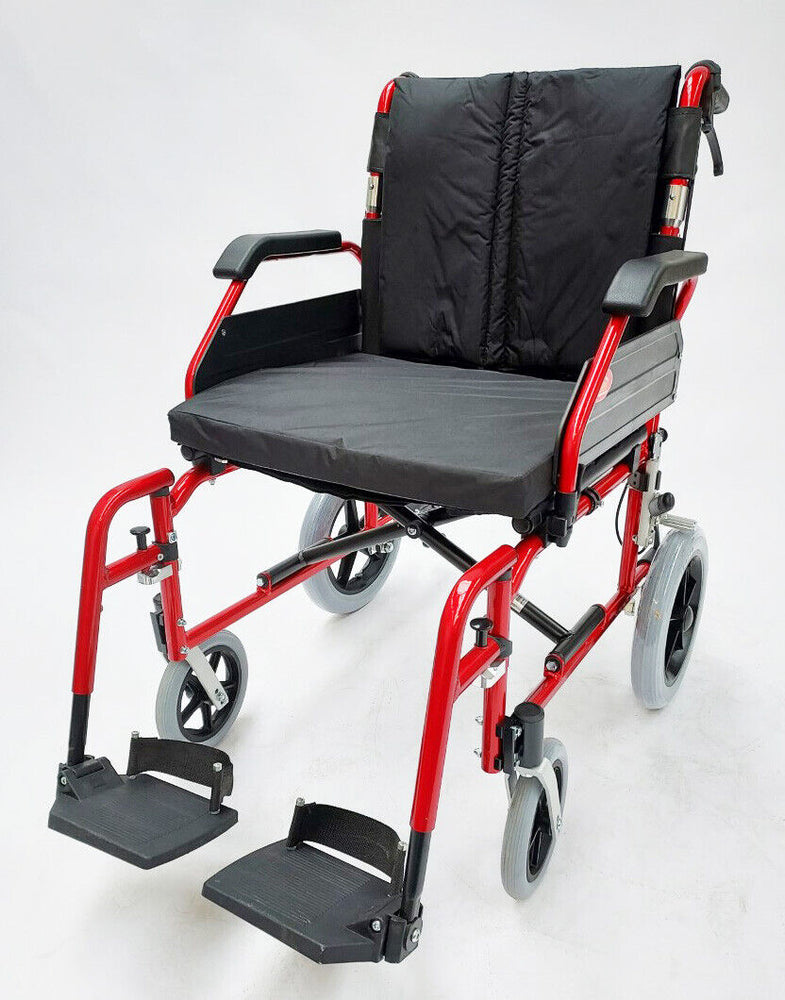 XS Aluminium Wheelchair Transit 20 inch Red