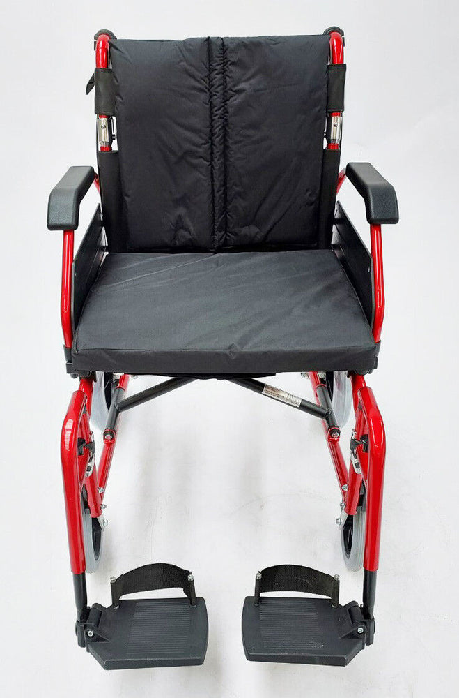 XS Aluminium Wheelchair Transit 20 inch Red