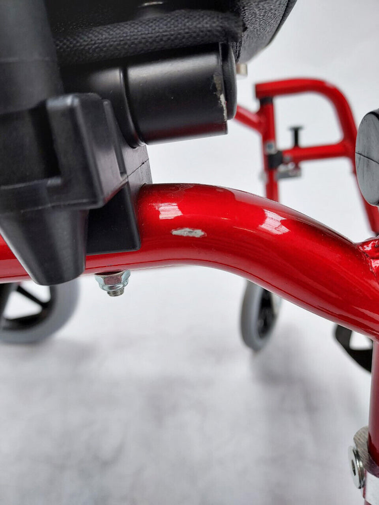 XS Aluminium Wheelchair Transit 20 inch Red