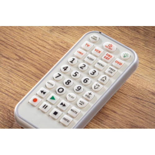 Remote Control with Extra Large Buttons