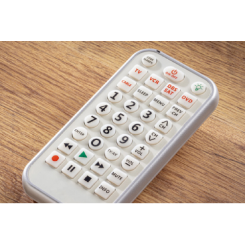 Large Print Remote Controls Remote Control with Extra Large Buttons – Ability Superstore