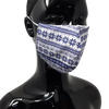 shows the snowflake design christmas mask 