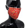 shows the holly and the ivy christmas face mask design