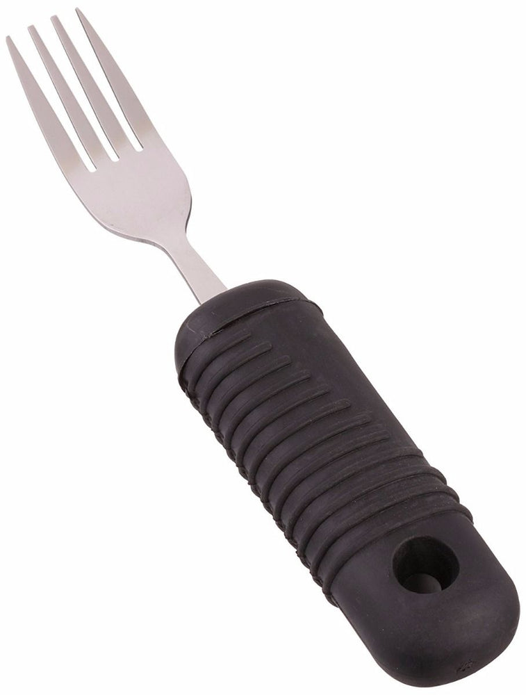 shows the sure grip bendable fork