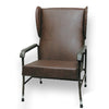 the adjustable metal framed chair with wings