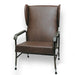 the adjustable metal framed chair with wings