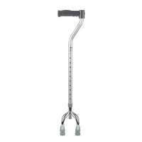 Drive Medical Adjustable Small Based Aluminium Quadruped Stick