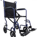 Aluminium-Compact-Transport-Wheelchair Blue