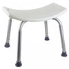 shows the aluminium adjustable shower stool 