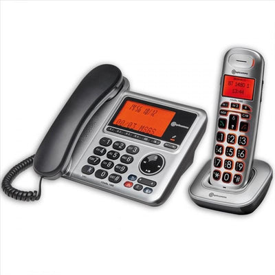 BigTel 1480 Corded Telephone & Portable Phone
