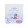 shows a pack of dry baby wipes / nappy liners