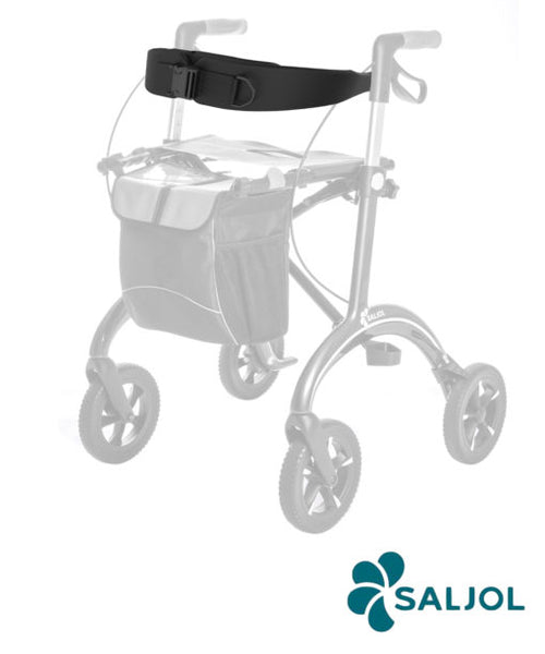 SALJOL Carbon Rollator Back Rest - Adjustable