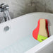 the image shows the Lifemax bath massage pillow in a bath tub