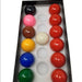 Mini Boccia Set, Red And Coloured Balls