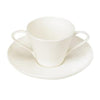 The Bone-China Two Handled Cup & Saucer