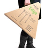 image shows packaged shower stool being carried