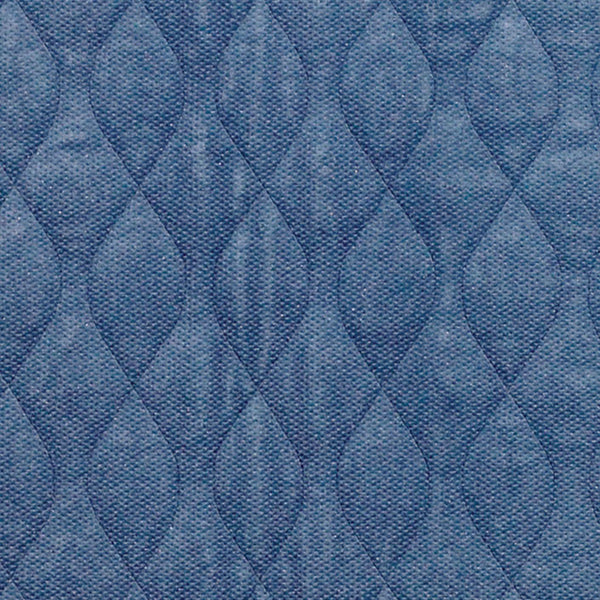 A close up of the Blue coloured Velour Chair Pad